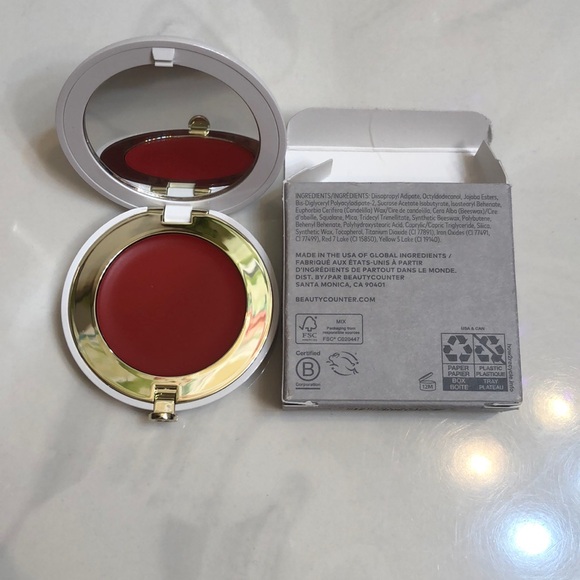 Beauty Counter Cheeky Clean Cream Blush Shade Goji 4.5g NIB - Picture 11 of 14